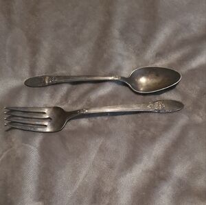 First love Roger Brothers fork and spoon
